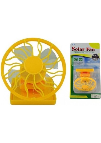 Taşınabilir Güneş Enerjili Mini Fan, Renkli ve Hafif, 2 Yıl Garantili