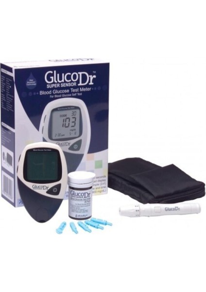 Şeker Ölçüm Cihazı ve 50 Adet Strip ile Sağlıklı Takip Seti, Menşei: KR
