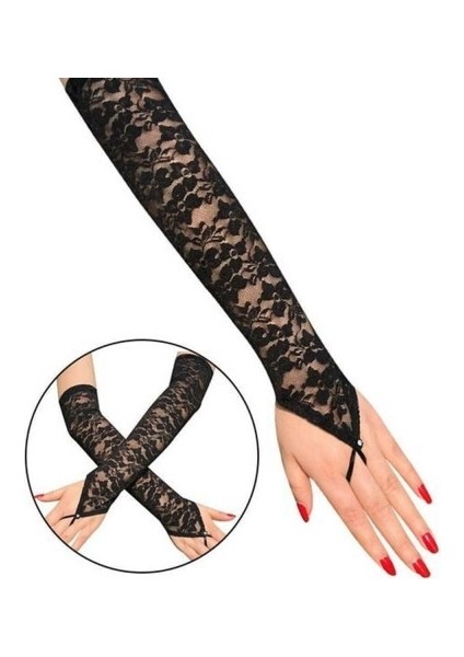 Parmak Askılı Zarif Dantel Eldiven fiyatları