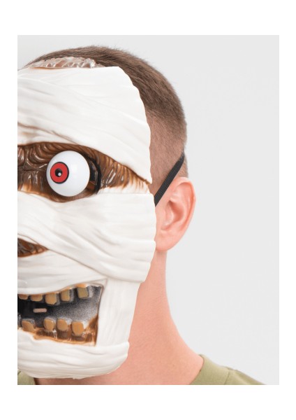 Sallanan Yaylı Oynar Gözlü Mumya Maskesi modelleri