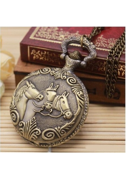 At Büstü Köstekli Saat Model 1