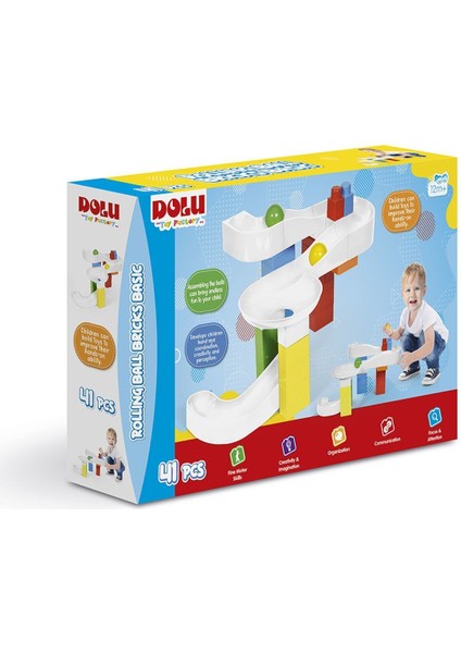 5162 Eğitici Top Yuvarlama Blokları -Dolu Oyuncak