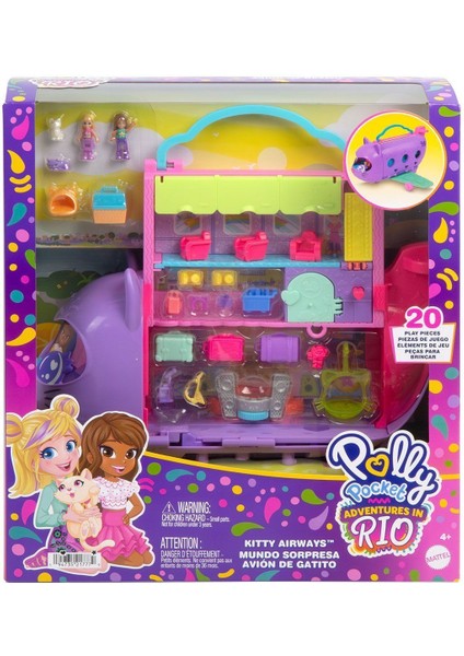 HWP19 Polly Pocket Adventures In Rio Uçak Oyun Seti