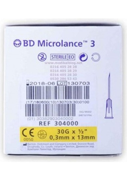 30g 13mm mezoterapi iğnesi, cilt yenileme ve bakım için mükemmel tercih