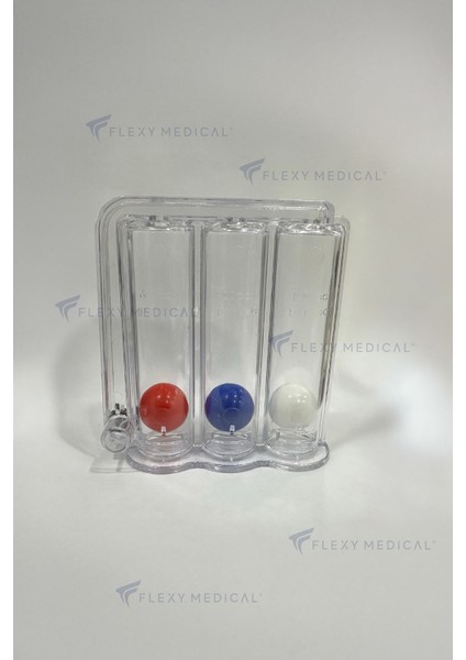 Üçlü Solunum Egzersiz Cihazı Seti, Sağlıklı Nefes, Günlük Kullanım İçin Ideal modelleri