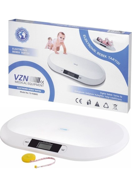 Dijital Bebek Tartısı ve Terazisi, Mezuralı, Ye-8005, Çin Menşei