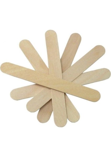 Tahta Dil Basacağı 100 Adet Ağda Cubuğu, doğal ve hijyenik temizlik sağlar indirimleri