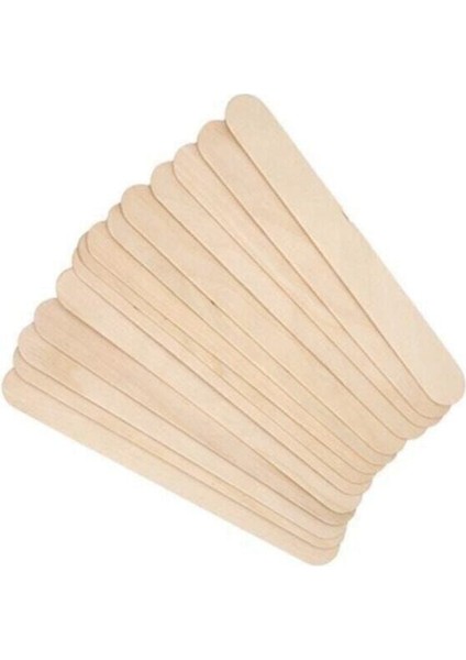 Tahta Dil Basacağı 100 Adet Ağda Cubuğu, doğal ve hijyenik temizlik sağlar