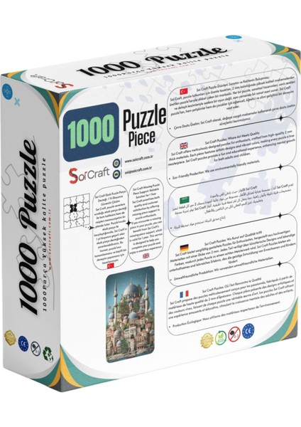 1000 Parça Puzzle Şehir Manzarası Minyon
