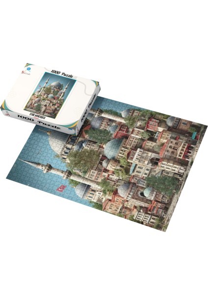 1000 Parça Puzzle Şehir Manzarası Minyon