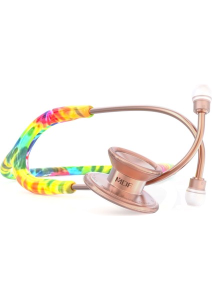 Titanyum stetoskop, tie dye ve rose gold detaylarıyla şık tasarım