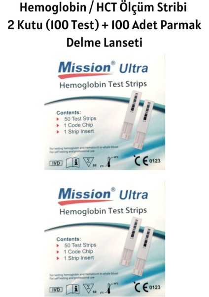 Hematoloji Test Stribi 100 Adet, Hızlı ve Güvenilir Ölçüm İçin