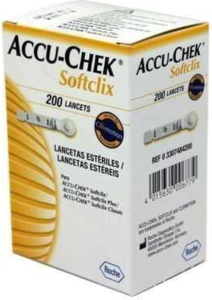 Accu Chek Softclix 200 Lancets