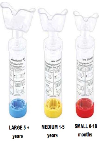 Sağlıklı nefes için 5 yaş ve üzeri mavi aerochamber inhalasyon cihazı, indirimde fiyatları