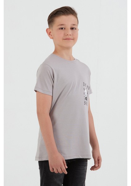%100 Pamuk Baskılı Erkek Çocuk Tişört fırsatları