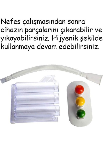 Sağlıklı nefes alıştırma cihazı, güçlendirme ve günlük egzersiz için ideal seçenek