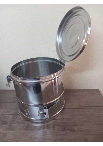 Paslanmaz Çelik Tromel 19x19cm, Dayanıklı ve Güçlü Tasarım fırsatları