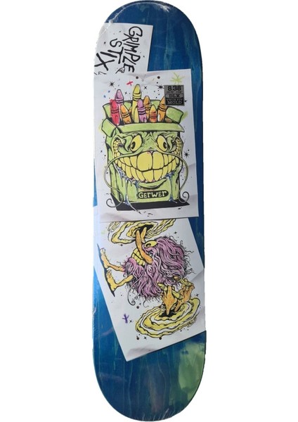 Hewitt Grimplesticks Coloring Book 8.38 True Fit Kaykay Tahtası