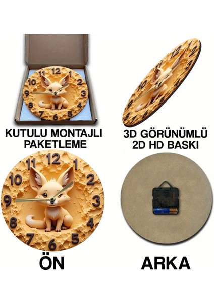 Sessiz yuvarlak ahşap duvar saati, doğa temalı, 33x33, beyaz renk, 3D görünümlü, kuvars hareketli indirimleri