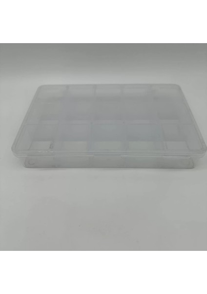 Organizer Plastik Kutu Box 15 Sabit Bölmeli 145X225X30MM (Lisinya) fırsatları