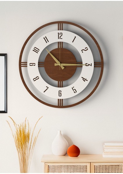 Modern ahşap duvar saati, büyük boy, şık tasarım, ev ve ofis dekoru, 48cm modelleri