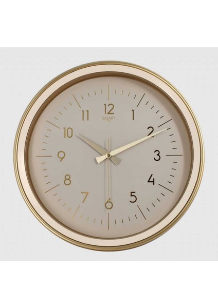 Çok Renkli Akrilik Dekoratif Duvar Saati 37 cm, Klasik Stil, Şık ve Zarif Tasarım