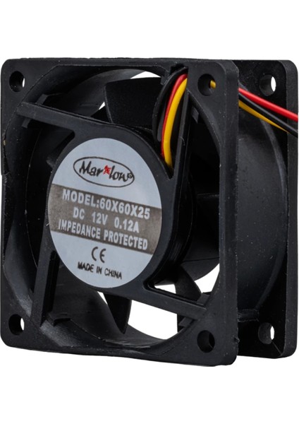 IC-216 Fan 60*60*25MM 12V Dc 3 Kablolu 6x6 Fan (4887) fiyatları