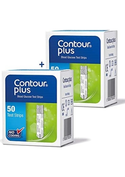 Contour Plus Test Stripleri 50'li