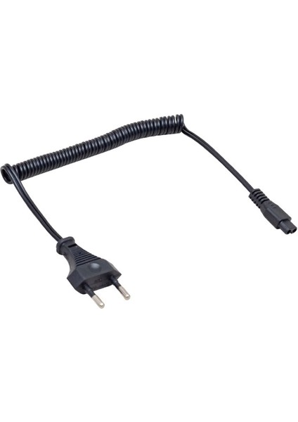 220 Volt Ac Cereyan Power Kablo Spiral Model (Tıraş Makineleri ve Işıldaklar Için) (4887)