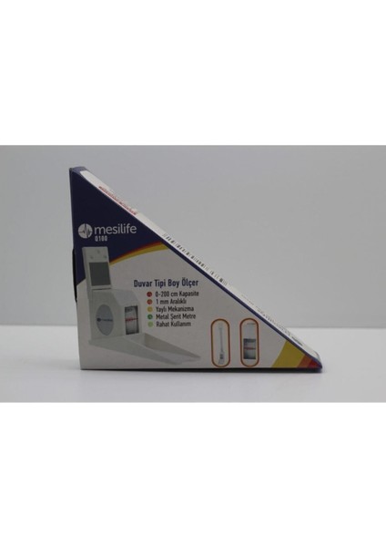 Yüksekliğe Göre Duvara Monte Boy Ölçer, Pratik ve Güvenilir Ölçüm Aracı