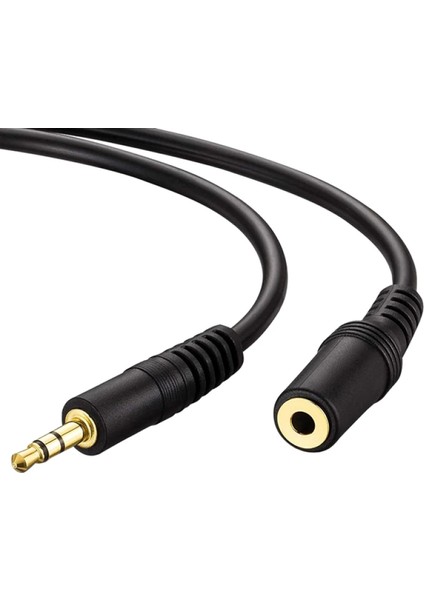 3.5 mm Stereo /dişi 10 Metre Gold Aux Uzatma Kablo (4887)