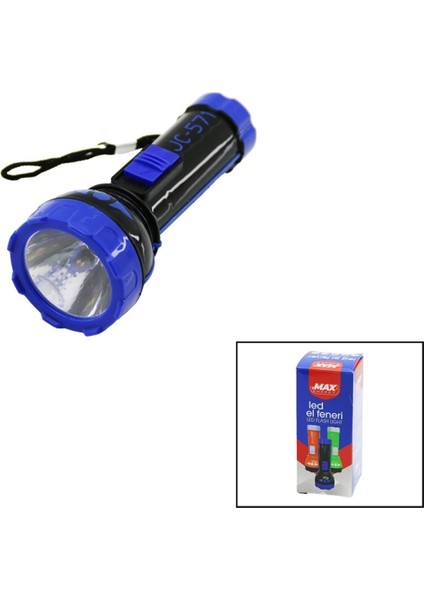 Pilli Mini=11.2cm LED El Feneri 75LÜMEN Output: 1.5V Renkli Plastik (4887)