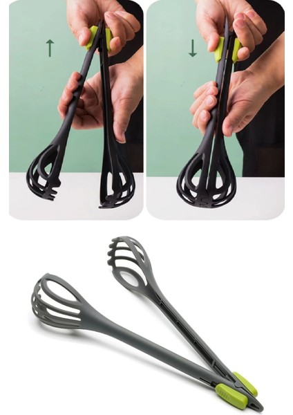 Paslanmaz Mutfak Maşası - 27 cm Mangal Barbekü Maşası (7272) indirimleri