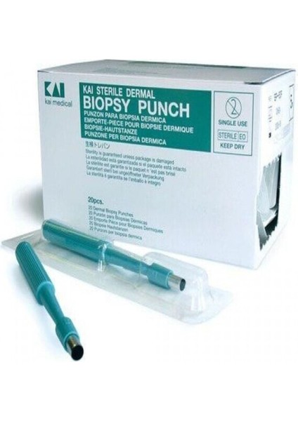 2mm Medikal Tek Kullanımlık Biyopsi Punchı, Güvenli ve Pratik Kullanım