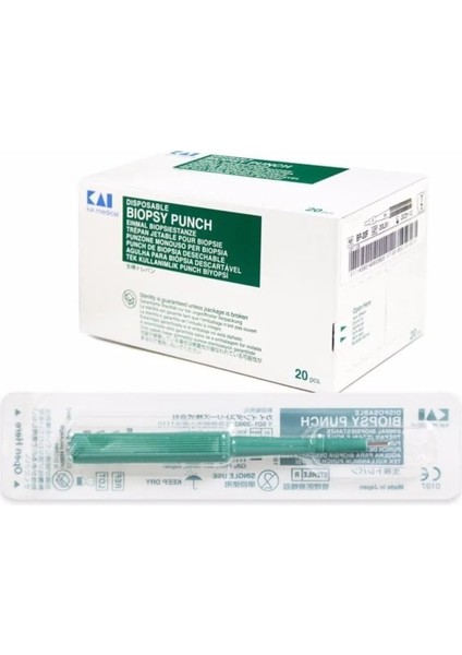 2mm Medikal Tek Kullanımlık Biyopsi Punchı, Güvenli ve Pratik Kullanım fiyatları