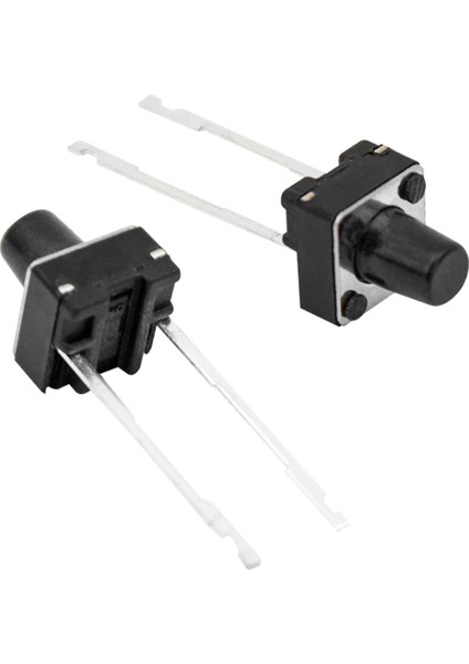 Tact Swıtch Şaseli 6X6X3.5MM 2 Bacak IC-200A (C9 Buton) (4887)