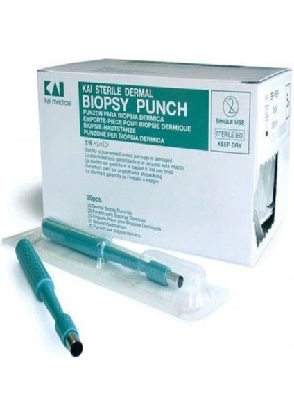 4mm Medikal Tek Kullanımlık Biyopsi Punchu, hijyenik ve güvenli kullanım