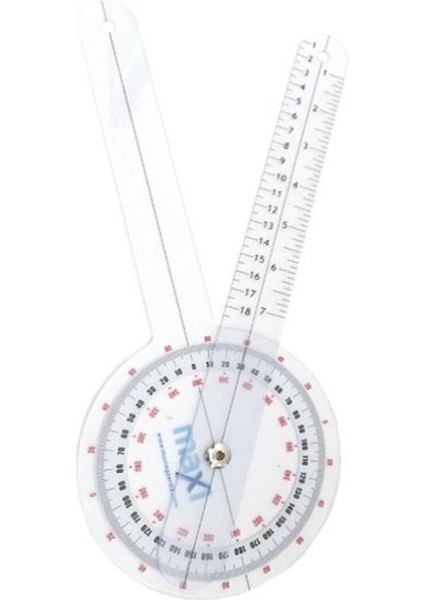 20 cm Gonyometre ile hassas açı ölçüm aracı, doğru ve güvenilir ölçüm sağlar