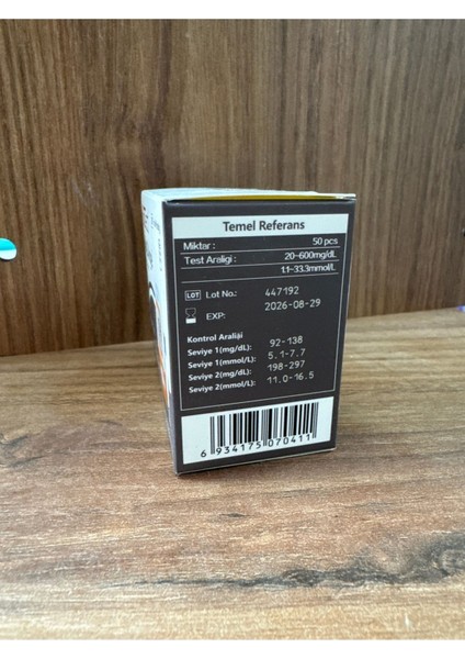 Bioject KS Ölçüm Stribi 50 adet - Türkiye menşei modelleri