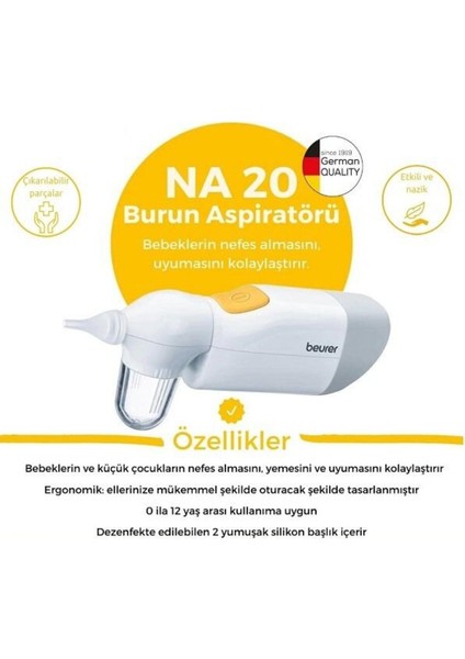 20'li Burun Aspiratörü Seti, Güvenli ve Konforlu Temizlik İçin Uygundur fiyatları