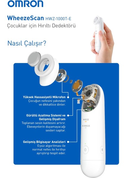 Çocuklar için Hırıltı Tespit ve Nefes Takip Cihazı, Sağlıklı Solunum Seti indirimleri