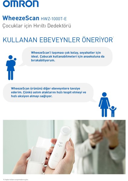 Çocuklar için Hırıltı Tespit ve Nefes Takip Cihazı, Sağlıklı Solunum Seti