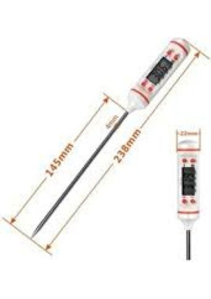 Sıvı ve gıda sıcaklık ölçer, güvenle kullanabileceğiniz pratik termometre