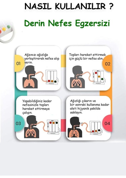 Prolife Ortopedi Nefes Egzersiz Aleti