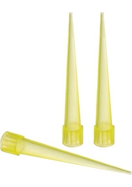 Sarı Pipet Ucu 200 Ul, 1000 Adet, Otomatik Saydam Pipet Ucu, Temiz ve Kullanışlı