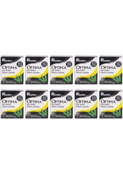 50'li şeker ölçüm strips seti, 10 kutu, kullanışlı ve pratik sağlık ürünü, TR menşei