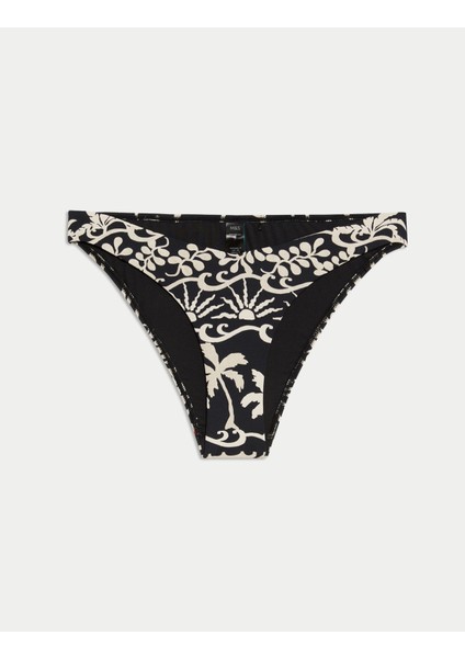 Desenli Yüksek Kesim Bikini Altı