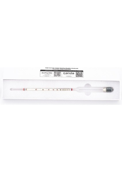 Alkolmetre 27 cm, karton kutu, özenli paket, güvenli kullanım, kaliteli ve hassas ölçüm