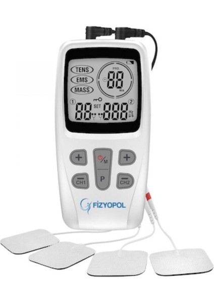 Portatif 2 Kanallı Tens ve Ems Cihazı 3-in-1 Sağlık ve Rahatlık Aracı