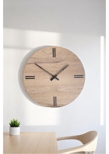 Minimalist Ahşap Modern Duvar Saati fiyatları